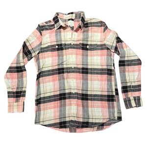 American Eagle Super Soft Plaid Button-Down Shirt – Size L Tall